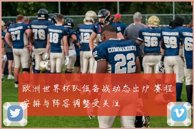 欧洲世界杯队伍备战动态出炉 赛程安排与阵容调整受关注