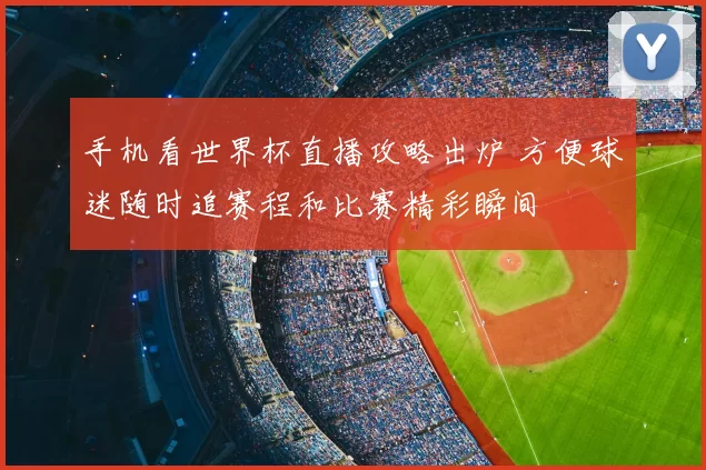 手机看世界杯直播攻略出炉 方便球迷随时追赛程和比赛精彩瞬间
