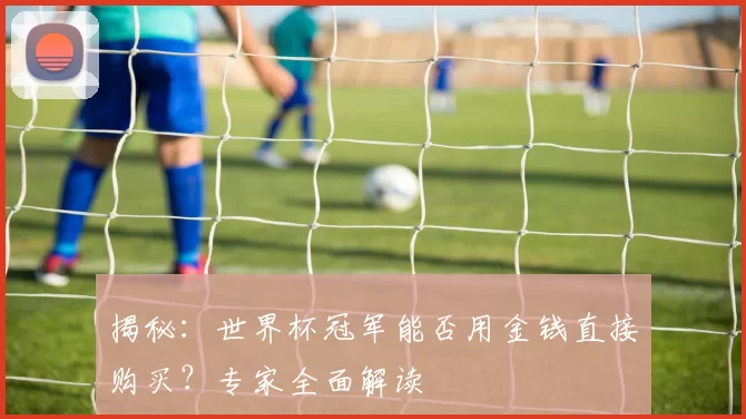 揭秘:世界杯冠军能否用金钱直接购买?专家全面解读